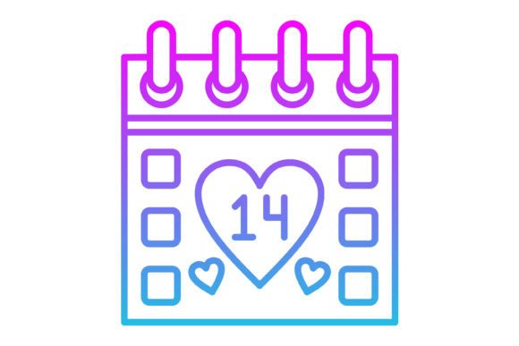 Elevate Your Designs: The Definitive Valentine Day Line Gradient Icon Set