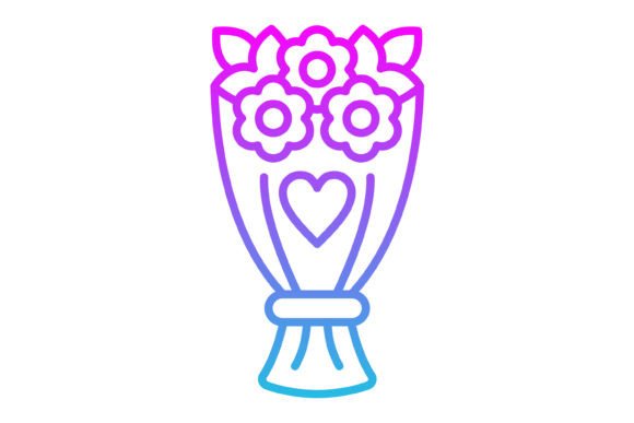 Enhance Your Designs with Bouquet Line Gradient Icons