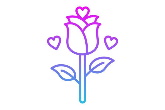Practical Integration of the Rose Line Gradient Icon in Modern Digital Workflows