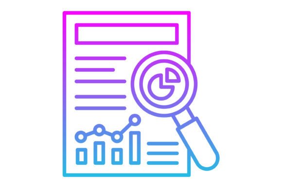 Research Line Gradient Icon: A Dynamic Visual for Modern Projects