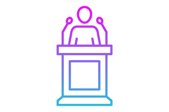 Speech Line Gradient Icon: A Modern Visual for Digital Communication