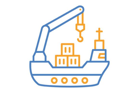 The Cargo Ship Blue Orange Line Icon: A Practical Guide for Modern Creators