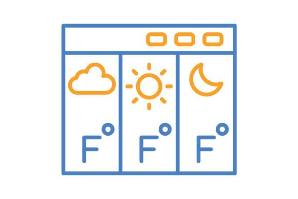 The Essential Guide to Forecast Blue Orange Line Icon: Versatility in Modern Design