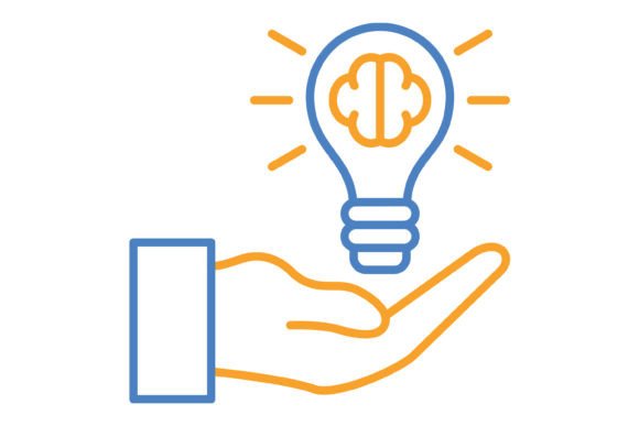 Transforming Your Visual Language: The Power of the Idea Blue Orange Line Icon Set